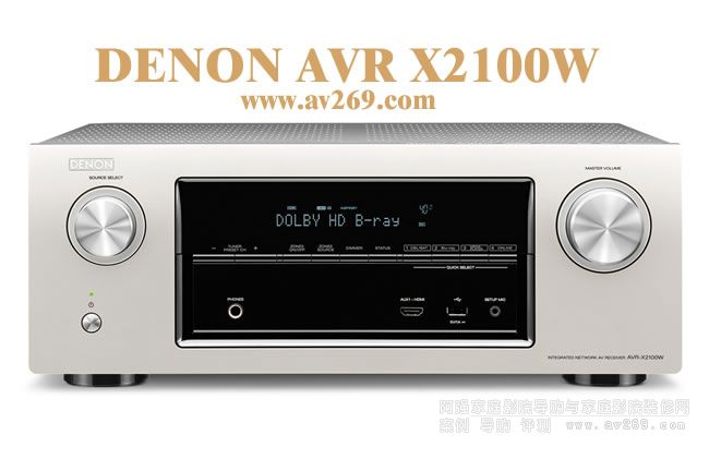 DENON AVR-X2100WŽB